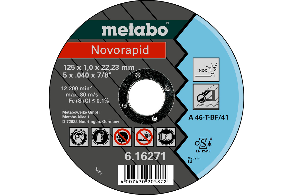 Novorapid 230 x 1,9 x 22,23, Inox, TF 41 (616274000)  