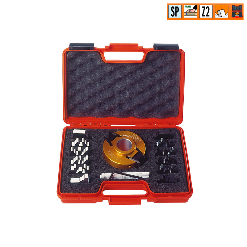 Комплект фрезы насадной F=35 D=100 (алюм.) 7 ножей SP +7 огранич. (кейс) CMT 693.013.05