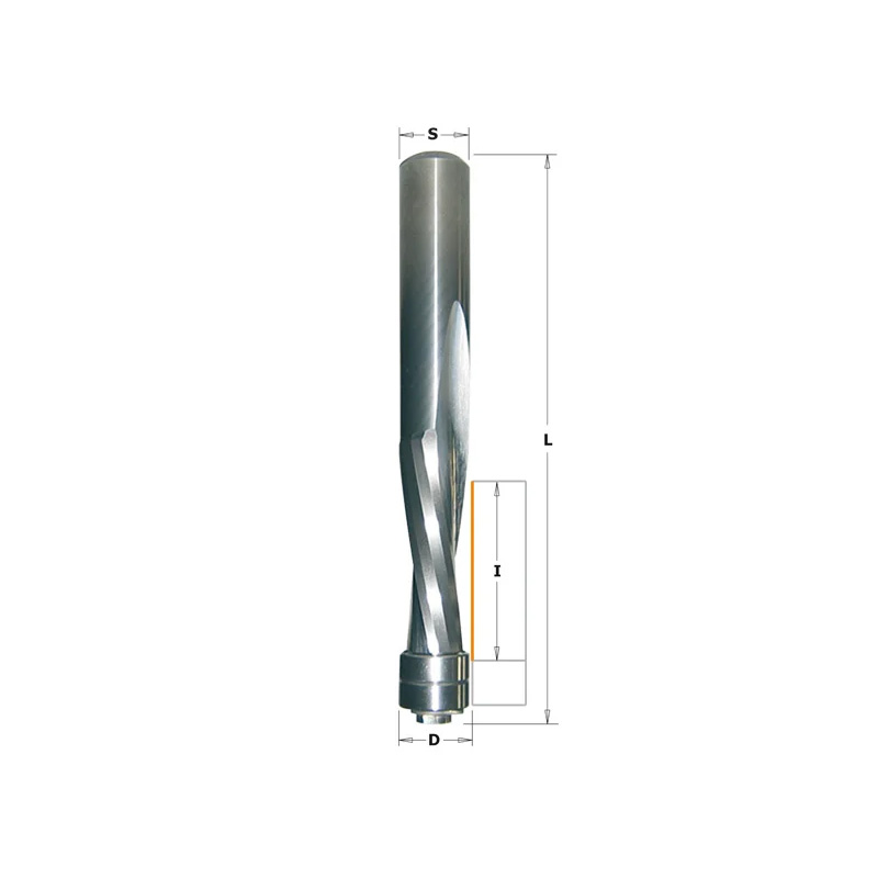 Фреза спиральная монолитная 6,35x25,4x76 Z=2 S=6 RH CMT 191.064.11B