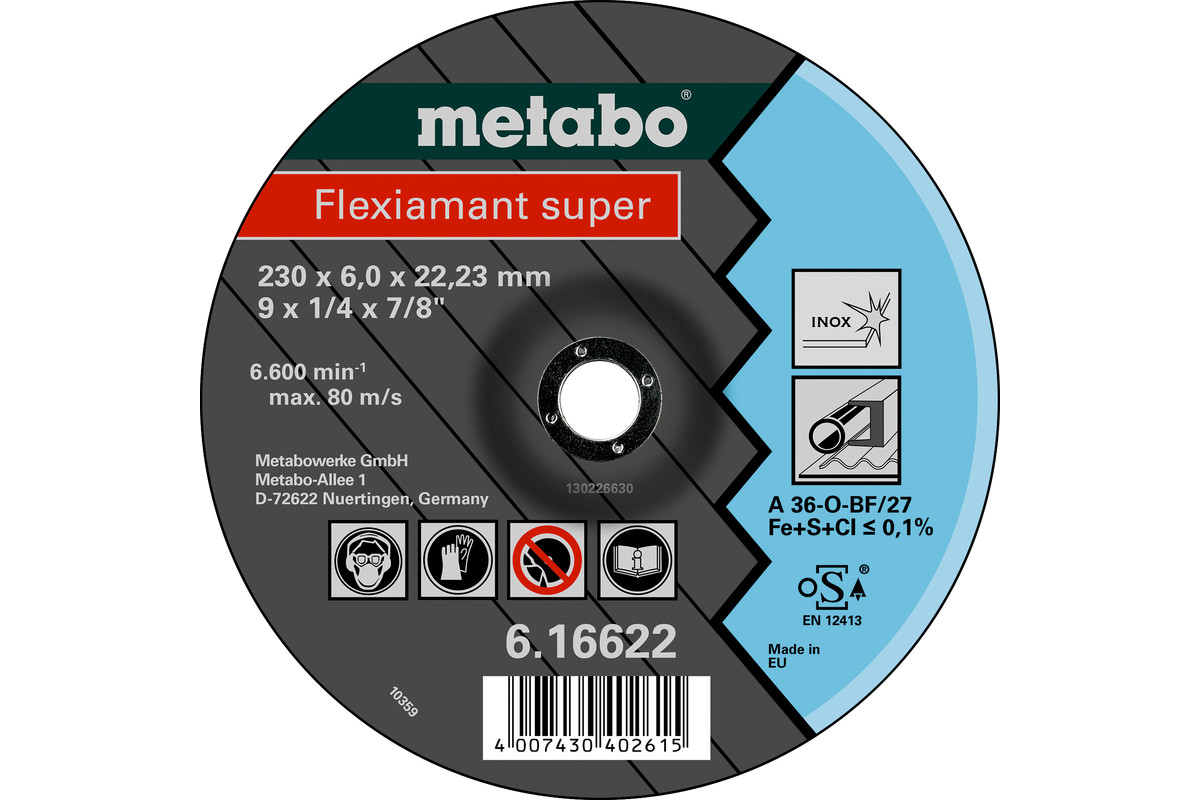 Flexiamant super 230x6,0x22,23, Inox, SF 27 (616622000)  