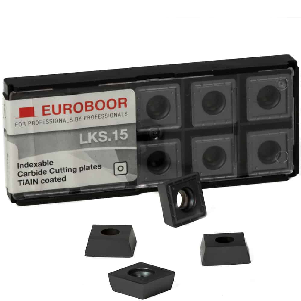 Пластины режущие к B60S Твердосплавные, 10 шт. | Euroboor LKS.15