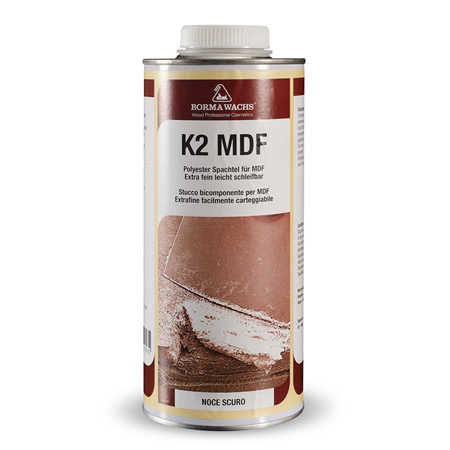 Супермелкая двухкомпонентная полиэстеровая шпаклевка для МДФ Extrafine 2 components polyester wood filler
