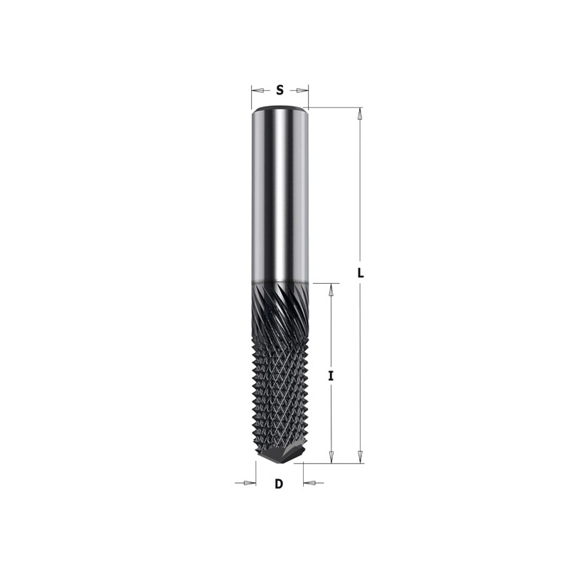 Фреза монолитная для композитных материалов D=12.7x38x89 RH CMT 151.127.38E