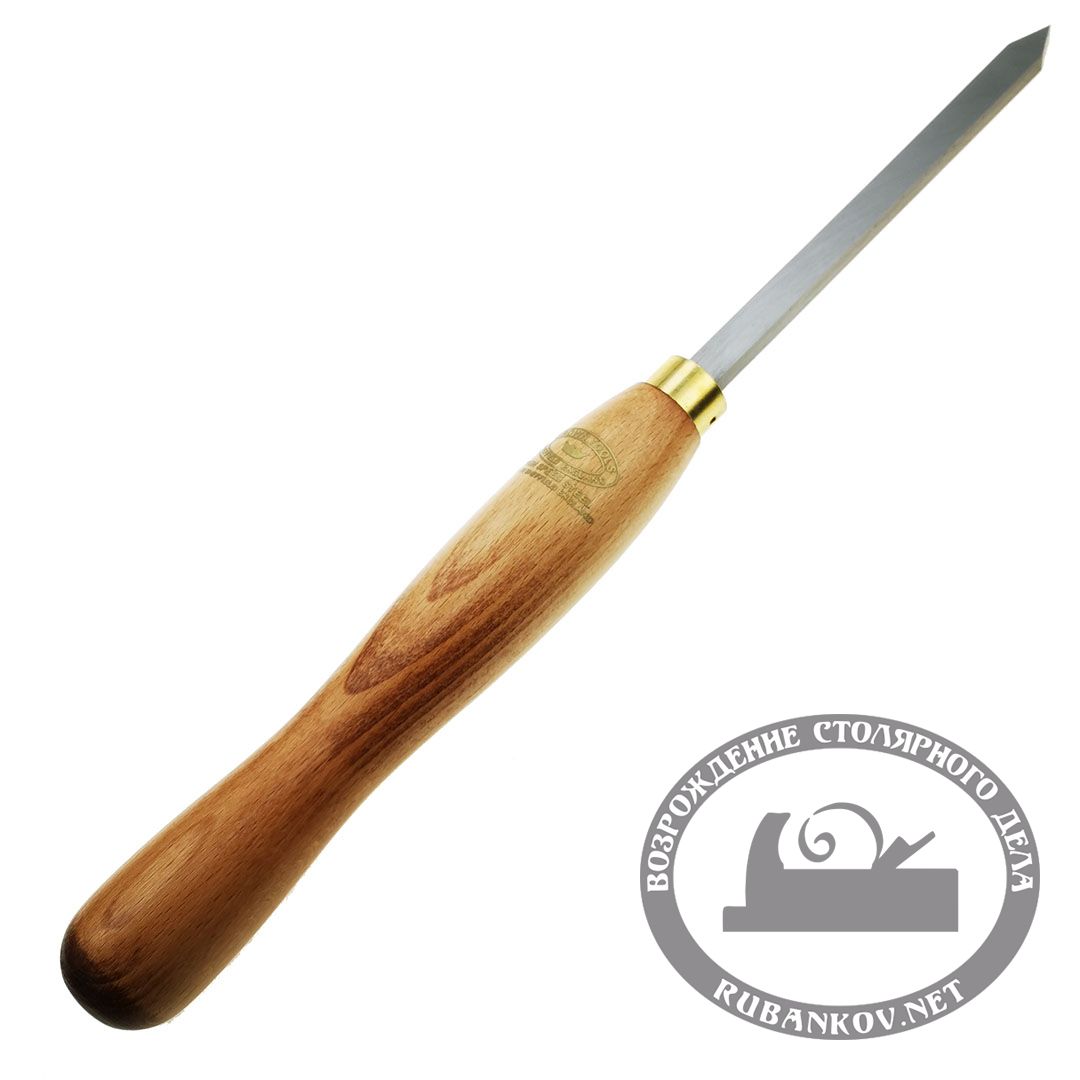 Резец токарный Crown HSS, Parting Triangular Tool, 6мм, рукоять 216мм