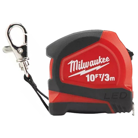 Рулетка Milwaukee LED 3М (10ФТ) с подсветкой LUX