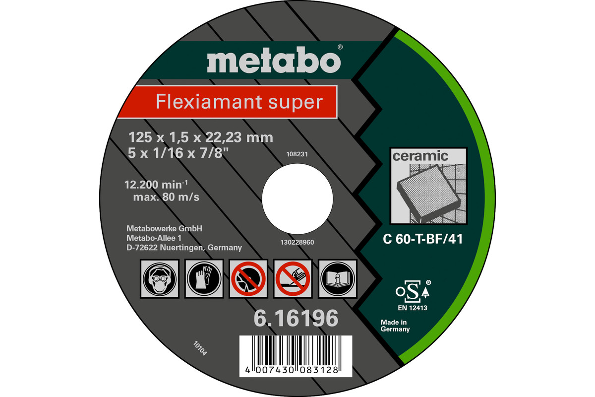 Flexiamant super 125x1,0x22,23 керамика,TF41 (616196000)  