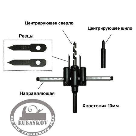 Резак отверстий Star-M, по дереву, D30-120мм