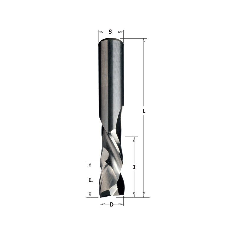 Фреза спиральная монолитная 12,7x34,9x88,9 Z=2+2 S=12,7 RH CMT 190.517.11