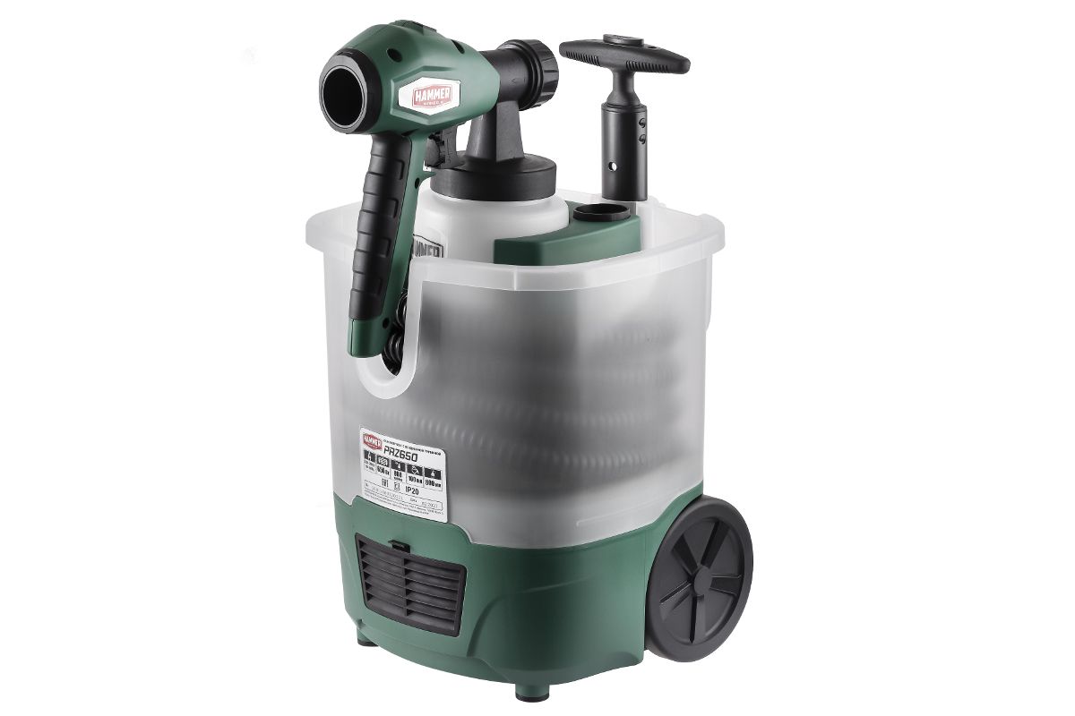 Краскопульт с воздушной турбиной Hammer Flex PRZ650
