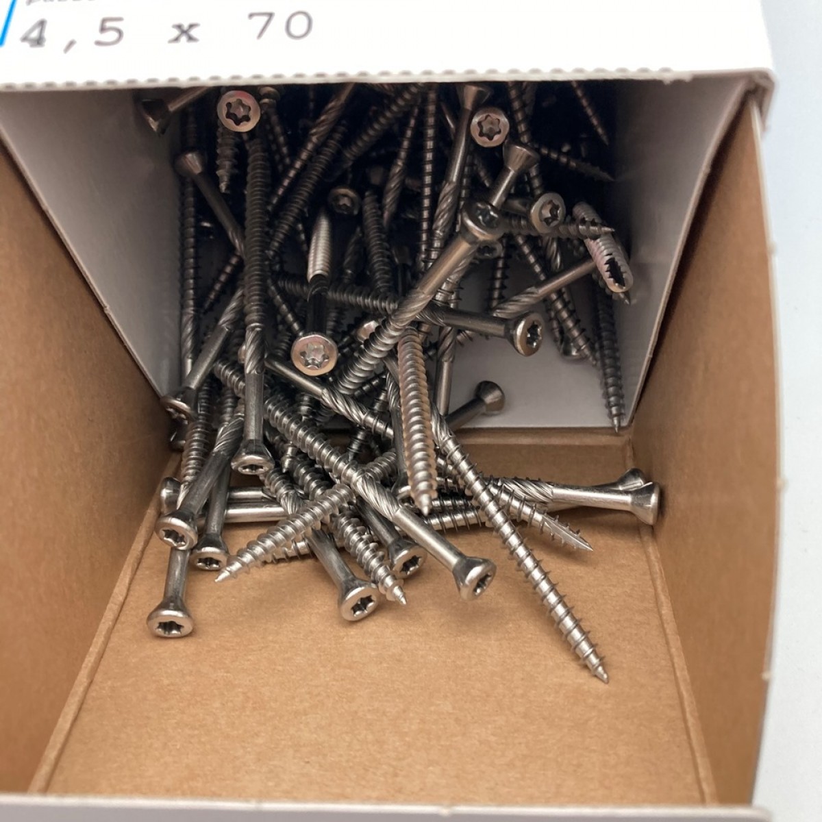 Саморез для террас BeA TERRA 4,5х70 TX20 (200 шт) stainless