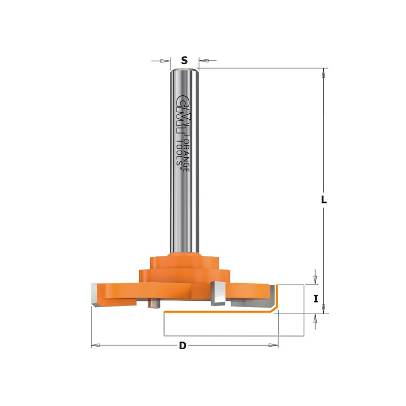 Фреза фуговальная HM Z4 D=52x6,5x65,0 RH S=8 RH  922.035.11