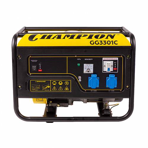 Бензиновый генератор CHAMPION GG3301C