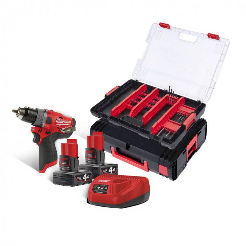 Аккумуляторная дрель шуруповерт Milwaukee M12 FUEL FDD-402XA