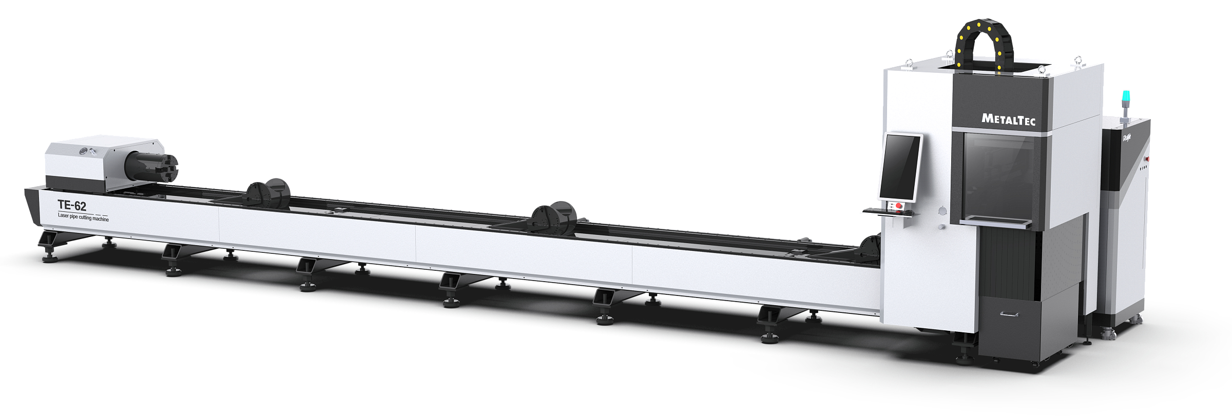 METALTEC TЕ-62 (3000W) оптоволоконный лазерный станок для металлических труб