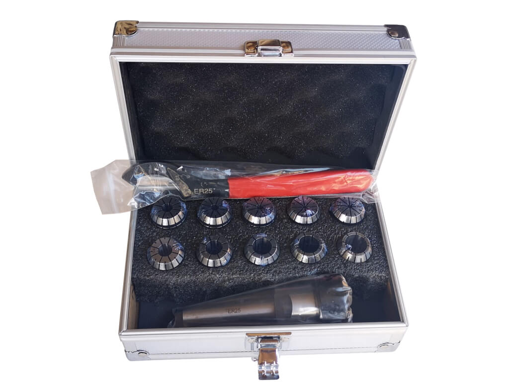 Metal Master ER25 MT2 - цанговый патрон с набором цанг 3-16 мм (10 шт.)