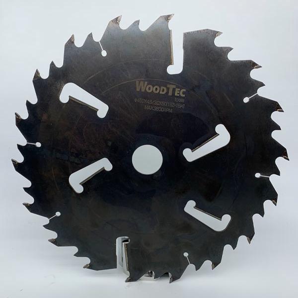 Пила дисковая Ø450 х 50 х 4,6/3,0 Z = (18 + 18) + 6 WoodTec