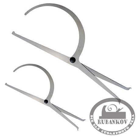 Кронциркуль Robert Sorby Vessel Caliper 254мм (10'), Р-образный