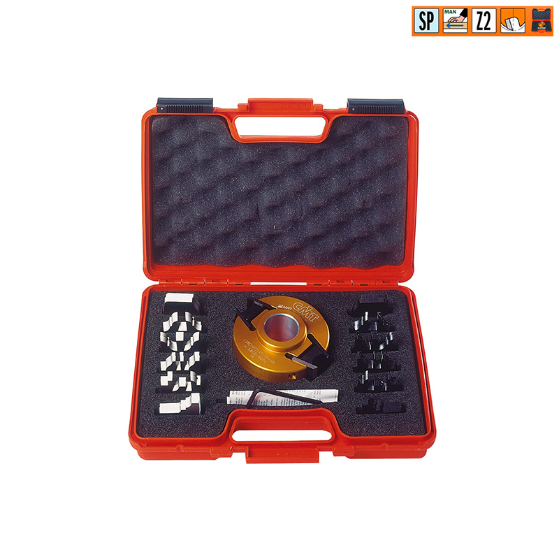 Комплект фрезы насадной F=50 D=120 (алюм.) 7 ножей SP +7 огранич. (кейс) CMT 693.013.03