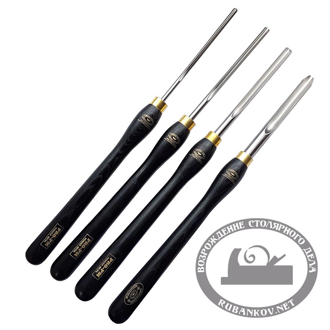 Резец токарный Crown PM, Bowl Gouge, 19мм, рукоять 406мм