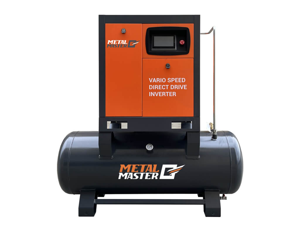 Компрессорная станция 2 в 1 с прямым приводом Metal Master MCR 5.5-10-350 INVERTER