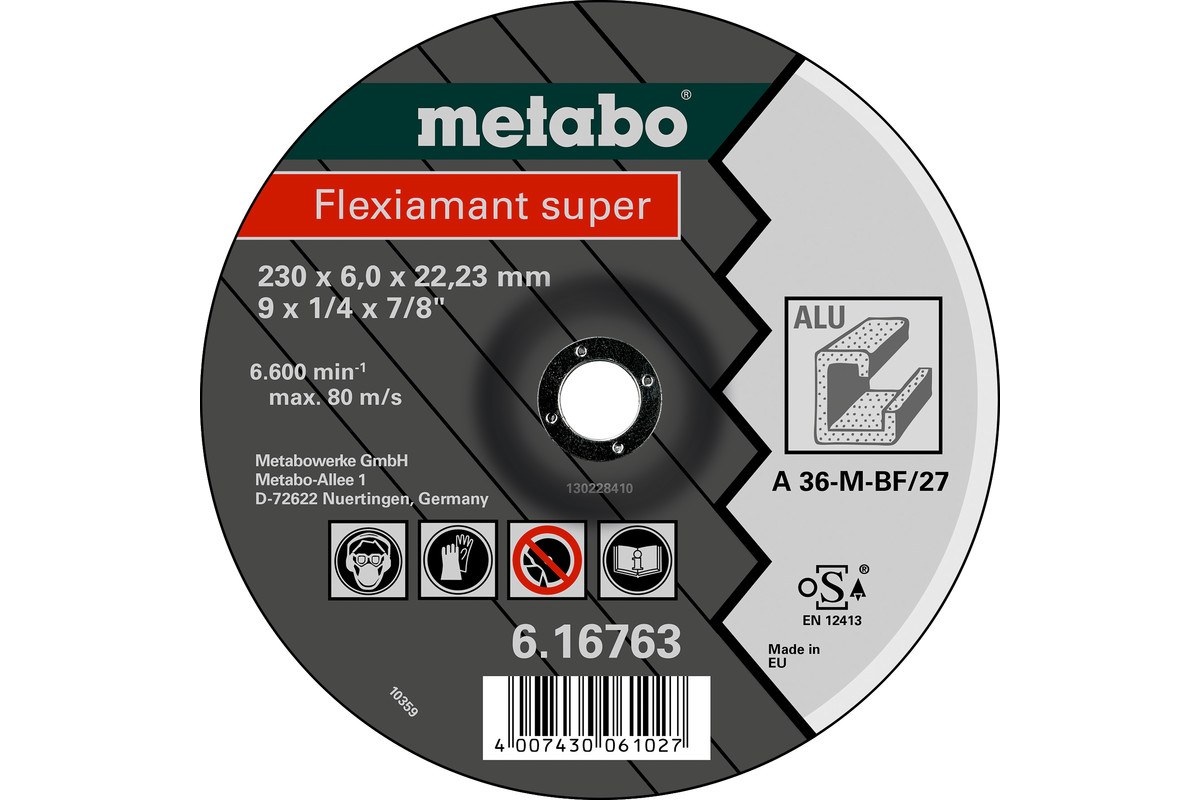 Flexiamant super 230x6,0x22,23, алюминий, SF 27 (616763000)  