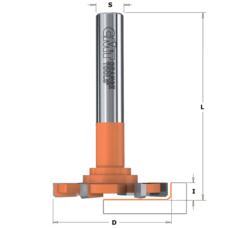 Фреза фуговальная HM Z6 D=52x6,5x83,5 RH S=12 RH CMT 922.034.11