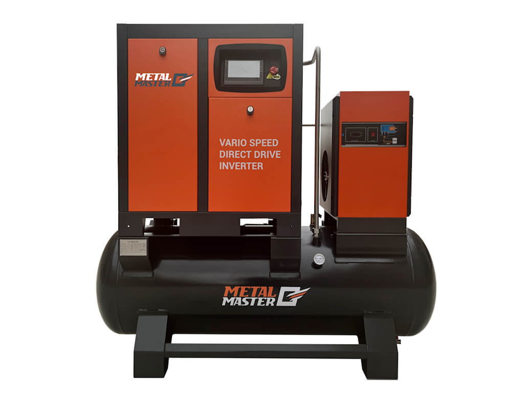 Компрессорная станция 3 в 1 с прямым приводом Metal Master MCDR 22-16-500 INVERTER