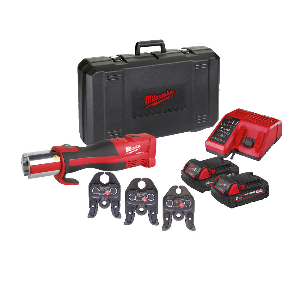 КОМПАКТНЫЙ БЕСЩЕТОЧНЫЙ ИНСТРУМЕНТ ДЛЯ ОБЖИМА ТРУБ M18™ FORCE LOGIC™ M18 BLHPT-202C M-SET
