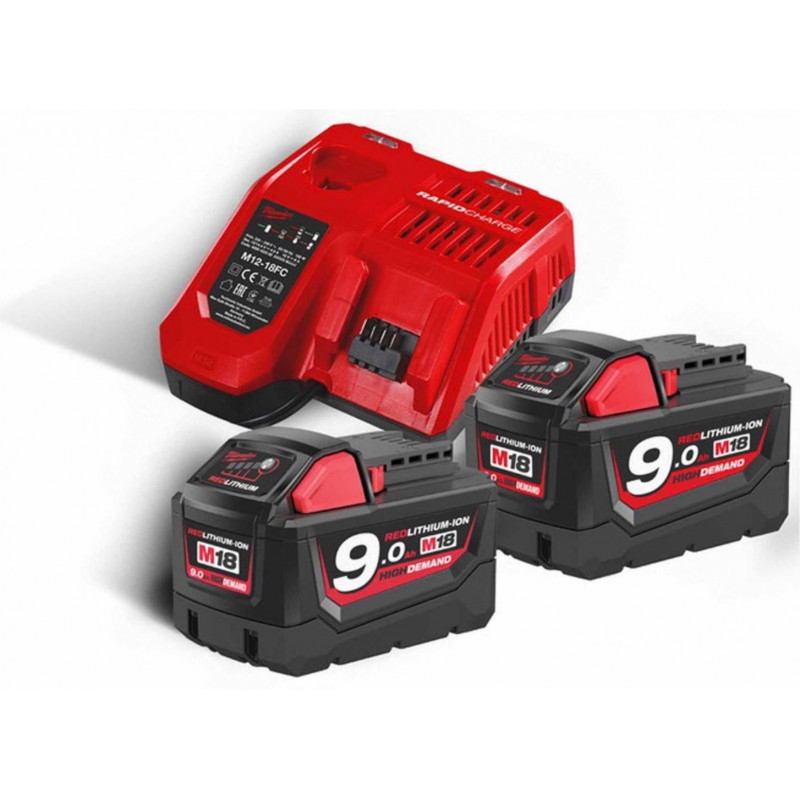 Комплект аккумулятор и зарядное устройство Milwaukee M18 NRG-902