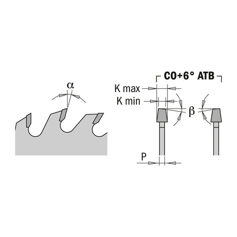 Диск пильный 120x22x3,1-4,0/2,2 0° CO+6°ATB Z=24 CMT 288.720.24K