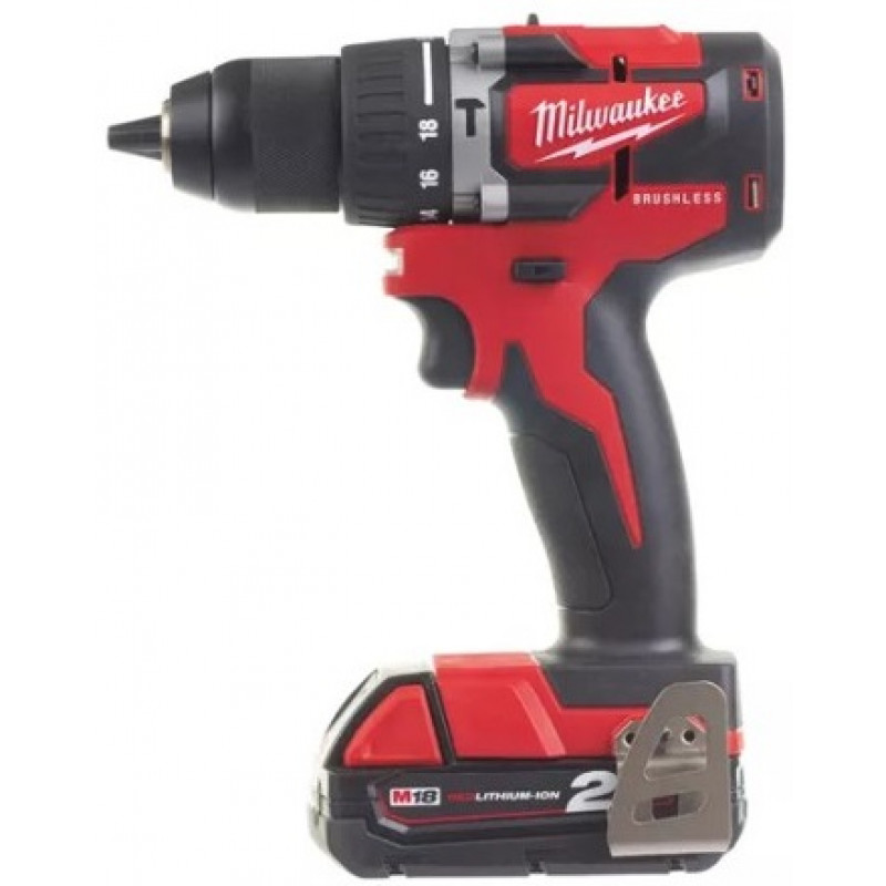 Аккумуляторная ударная дрель-шуруповерт Milwaukee M18 CBLPD-202C