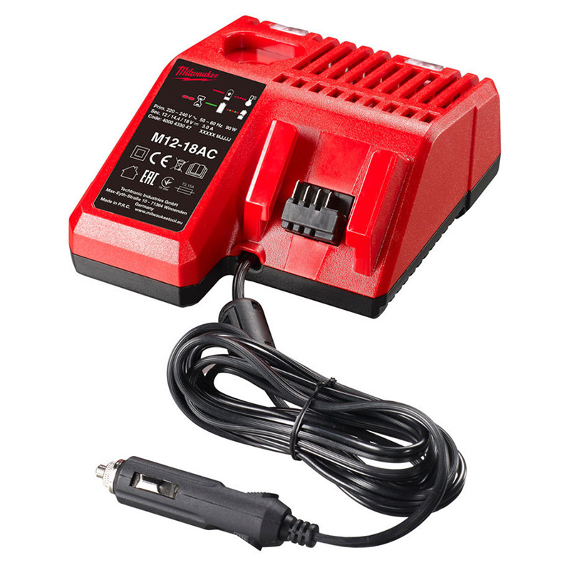 Зарядное устройство (автомобильное) Milwaukee M12-M18 AC