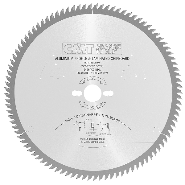 Диск пильный 450x3.8/3.2x30 Z108 TCG -6NEG CMT 297.108.18M