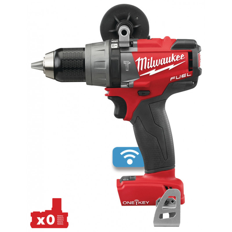Аккумуляторная ударная дрель - шуруповерт Milwaukee M18 FUEL ONEDD-0X ONE-KEY