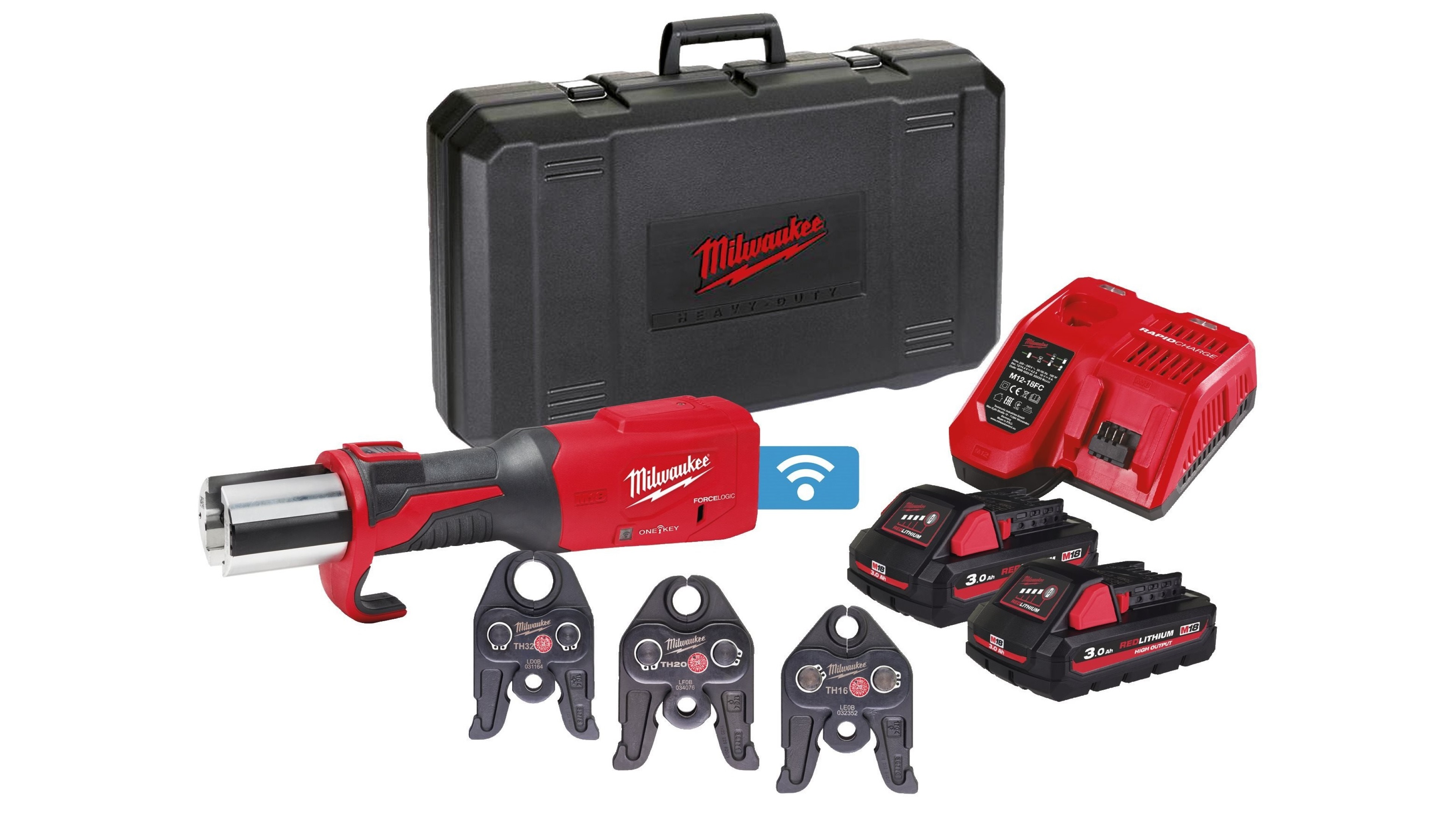 Аккумуляторный инструмент для обжима труб M18 ONEBLHPT-302C TH-SET