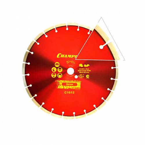 Диск алмазный CHAMPION бетон ST Concremax, С1612 - Championtool