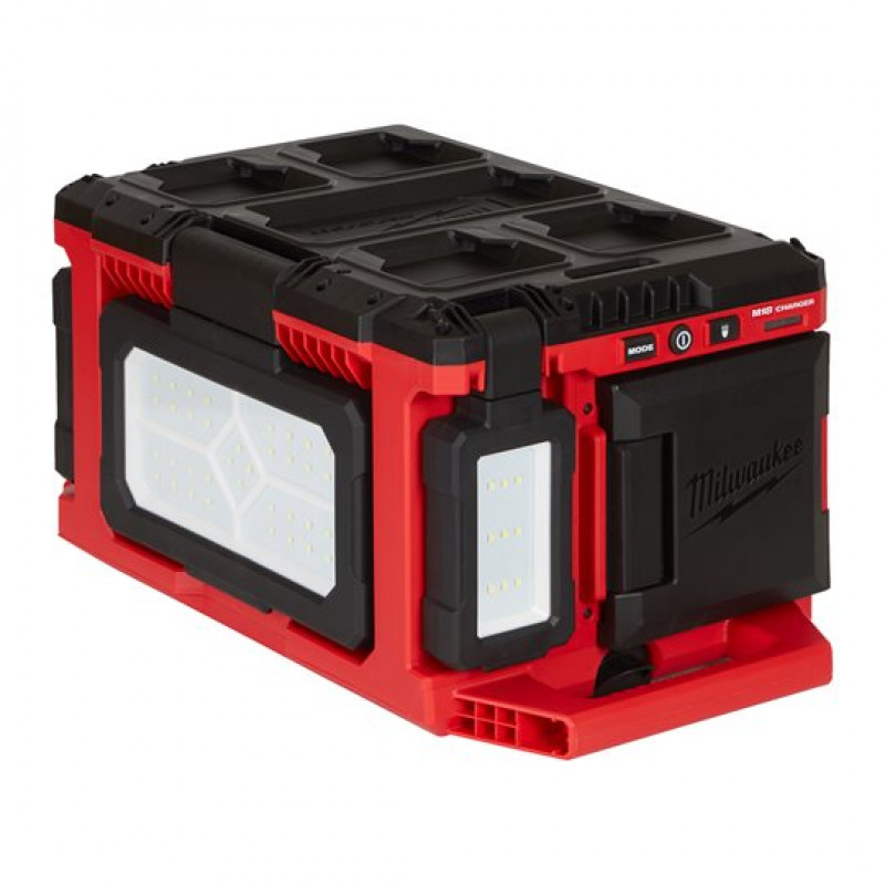 Аккумуляторный фонарь с функцией зарядного устройства на базе PACKOUT Milwaukee M18 POALC-0