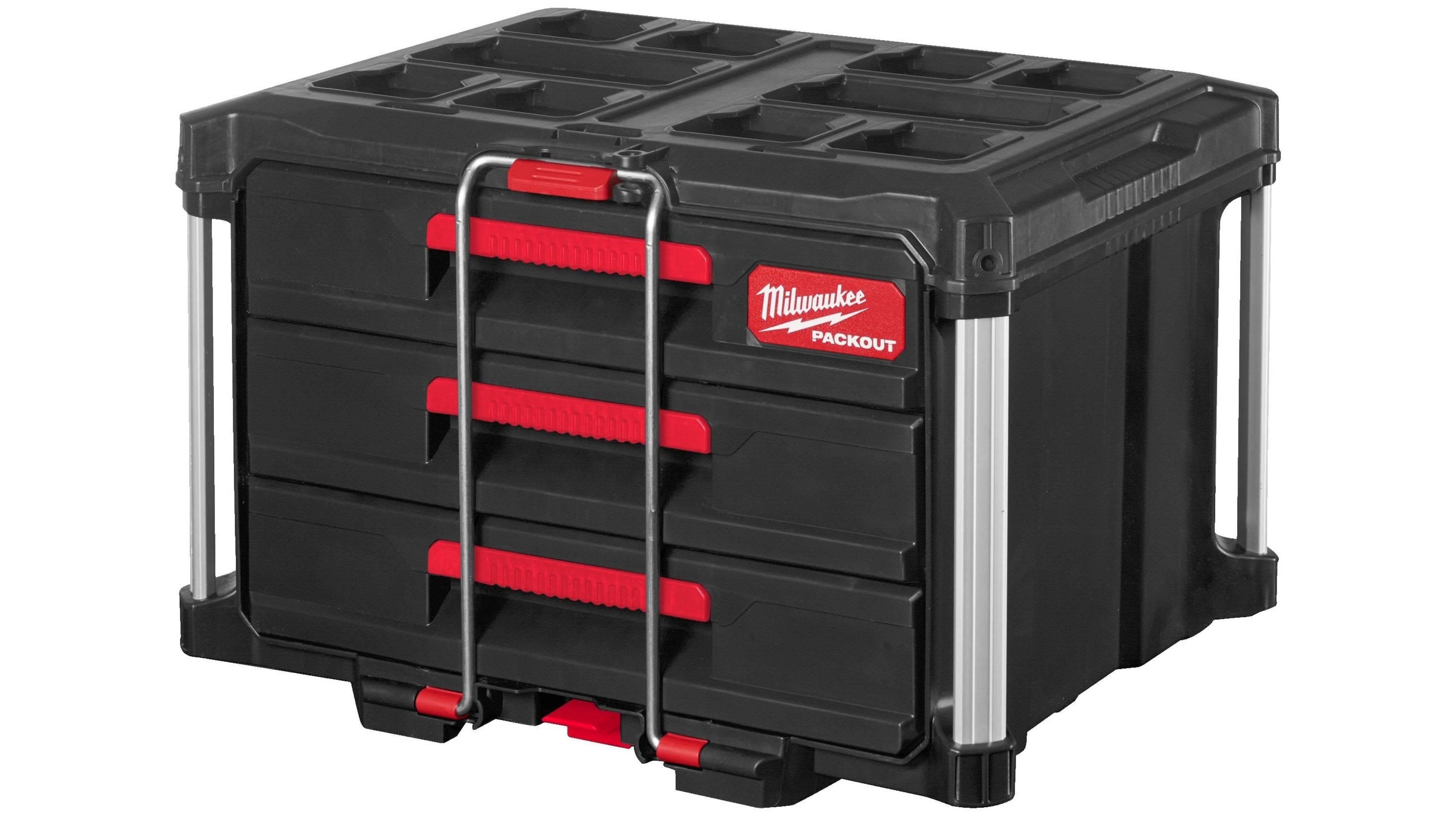 Ящик Milwaukee PACKOUT с 3-мя выдвижными отсеками