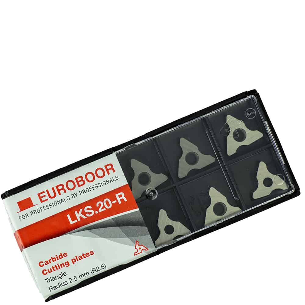 Режущие пластины для B45 радиусные R2.5, набор из 10 штук | Euroboor LKS.20-R