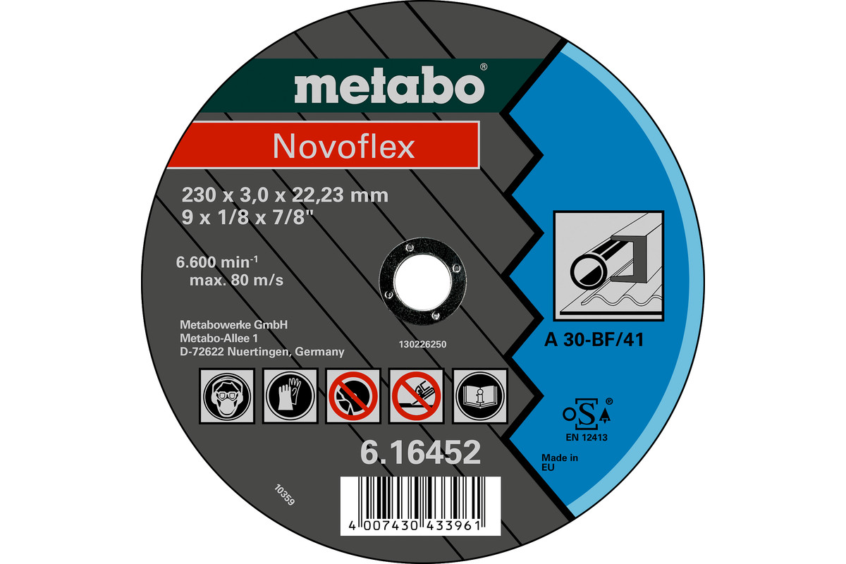 Novoflex 125x2,5x22,23, сталь, TF 41 (616444000)  