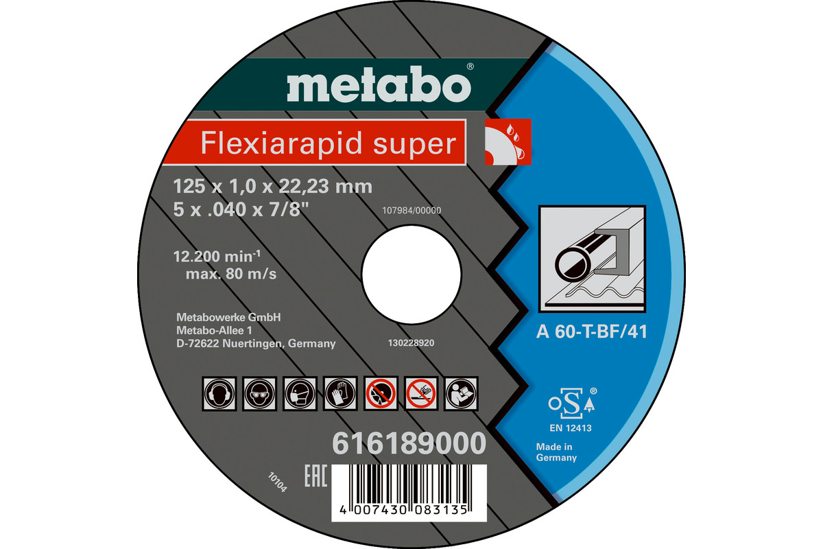 Flexiarapid super 125x1,0x22,23, сталь, TF 41 (616189000)  