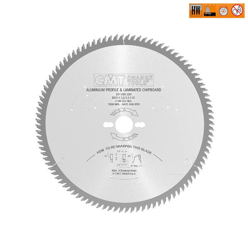Диск пильный 450x32x3,8/3,2 -6° TCG Z=108 CMT 297.108.18P