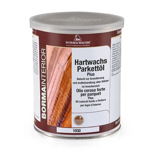 Паркетное мало ПЛЮС с твердым воском Hardwax Parquet Oil 1030 Plus