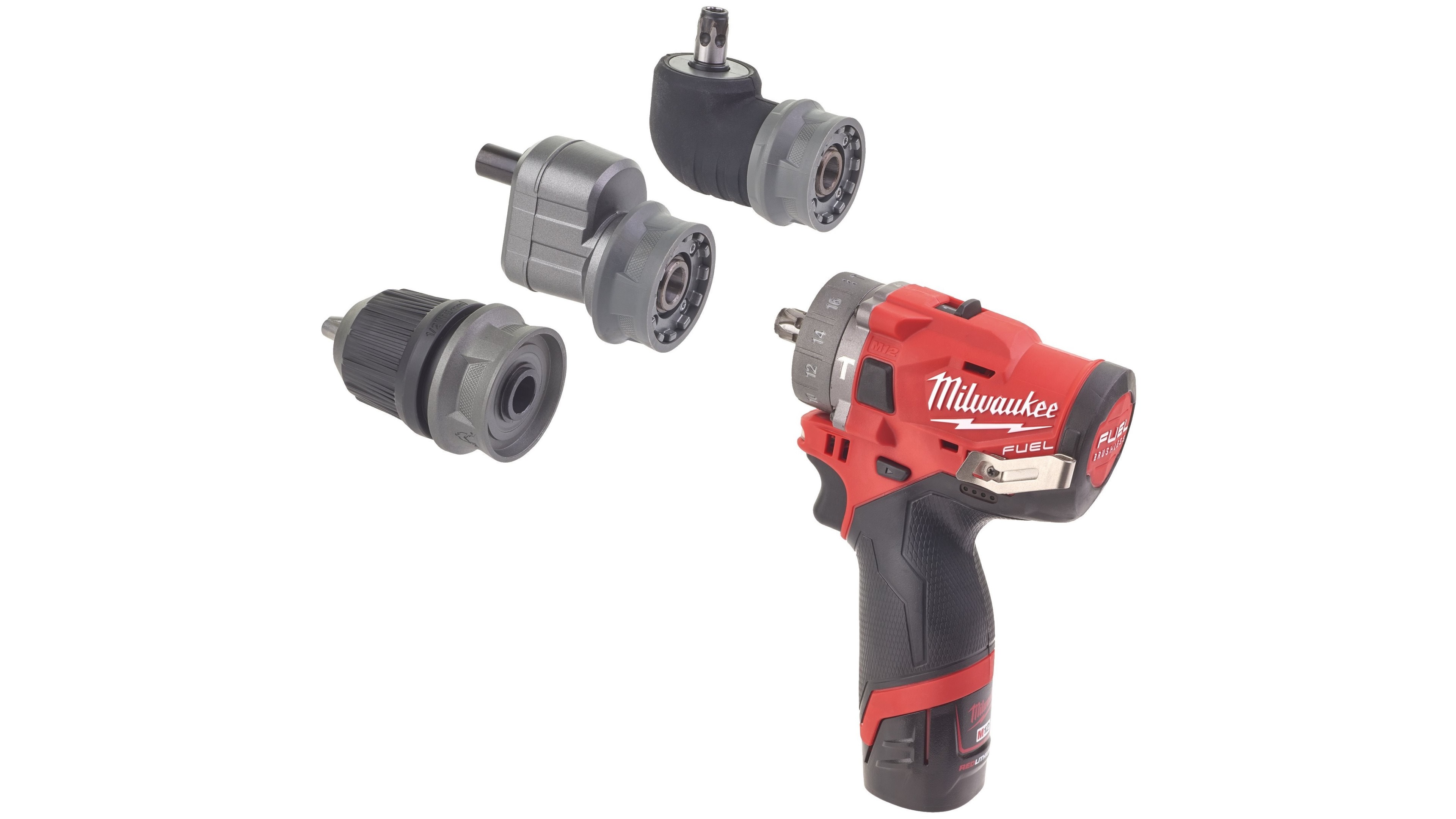Аккумуляторная ударная дрель шуруповерт со сменным патроном Milwaukee M12 FUEL FPDXKIT-202X