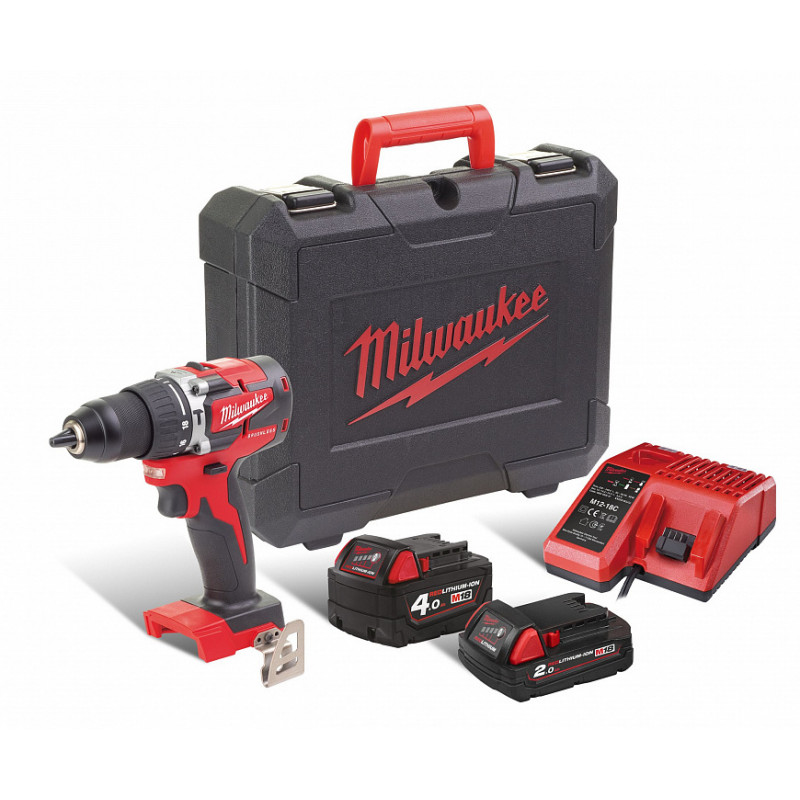 Аккумуляторная ударная дрель-шуруповерт Milwaukee M18 CBLPD-422C