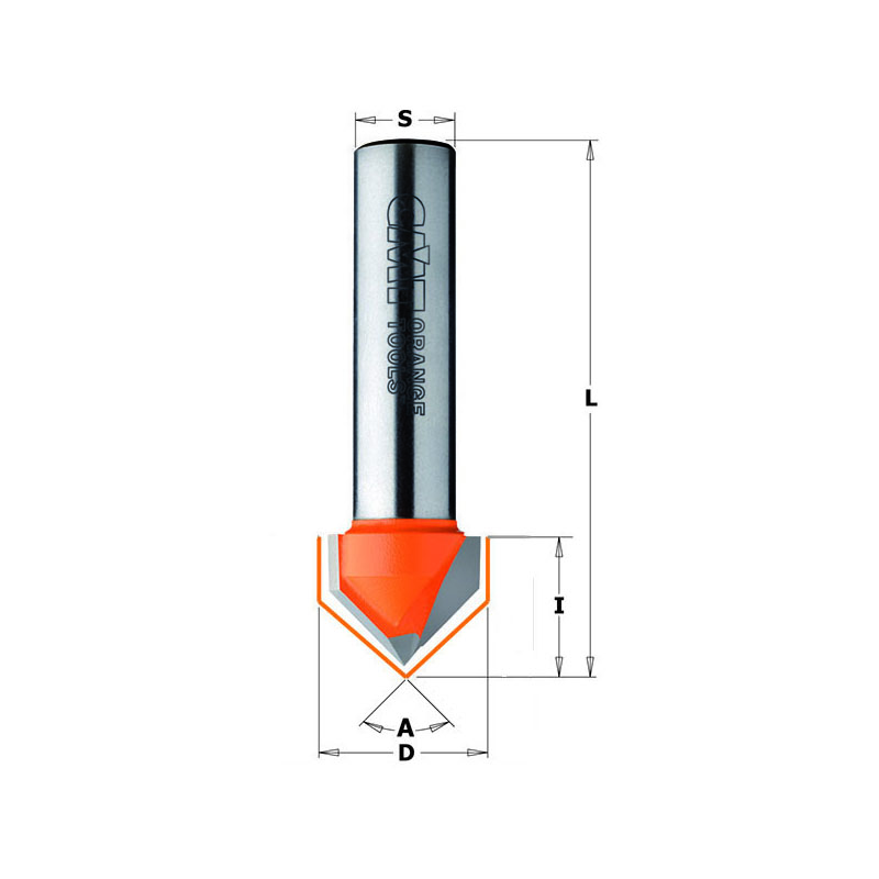 Фреза V- образная  V 105° S=12 D=36x19 RH CMT S915.04283