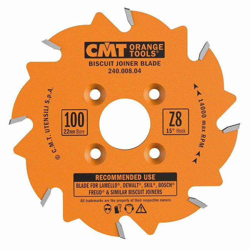 Диск пильный 100x22x3,96/3,1-3,9 15° FLAT Z=8 CMT 241.008.04