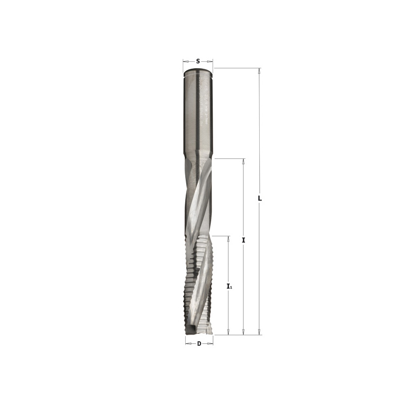 Фреза спиральная монолитная 14x125x170 Z=3R S=14 RH CMT 195.144.11