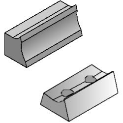 Клин для фрезы насадной 16x11x9,5 694.013 CMT 695.999.16