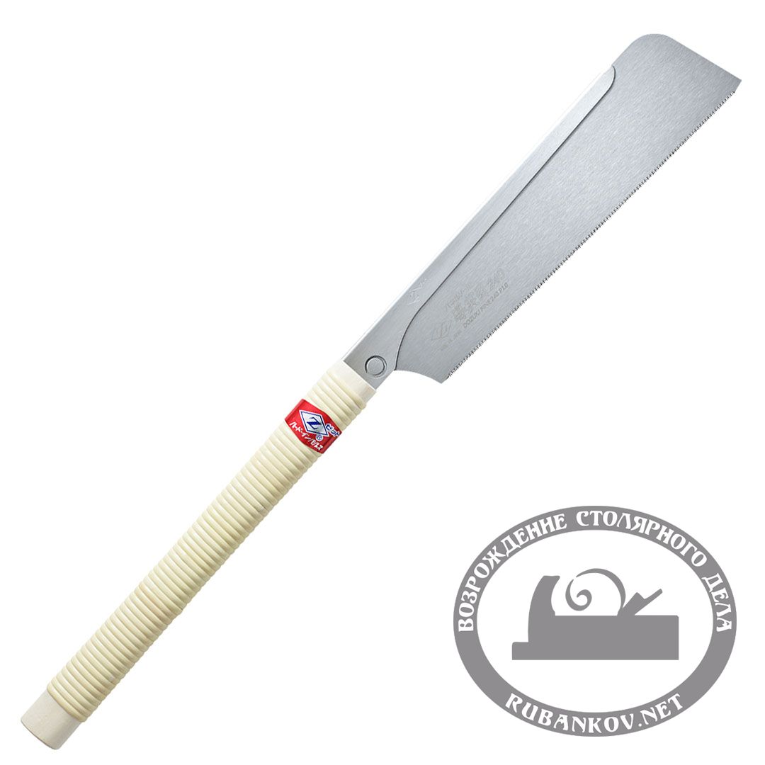 Пила обушковая Z-Saw Dozuki Fine, 240мм, 25tpi, 0.3мм, деревянная рукоять